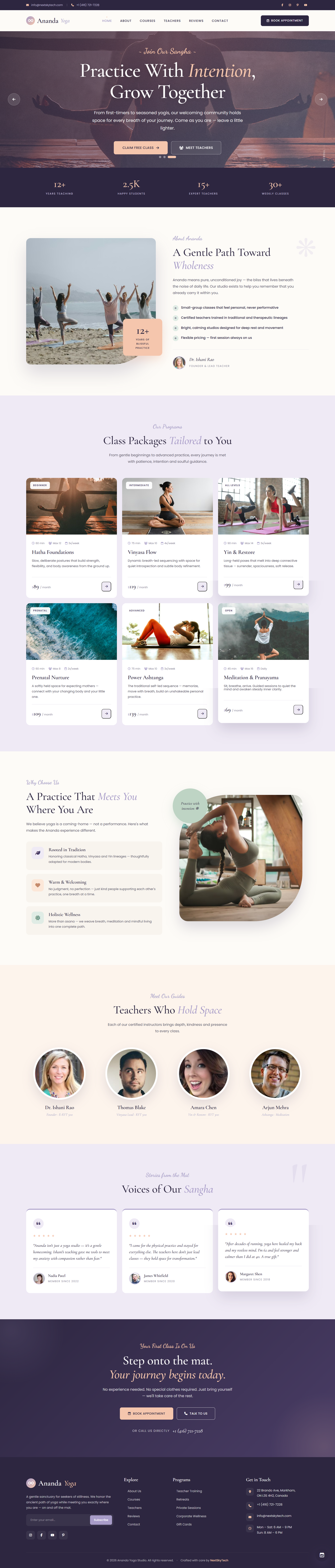 Yoga Theme 2 tablet view