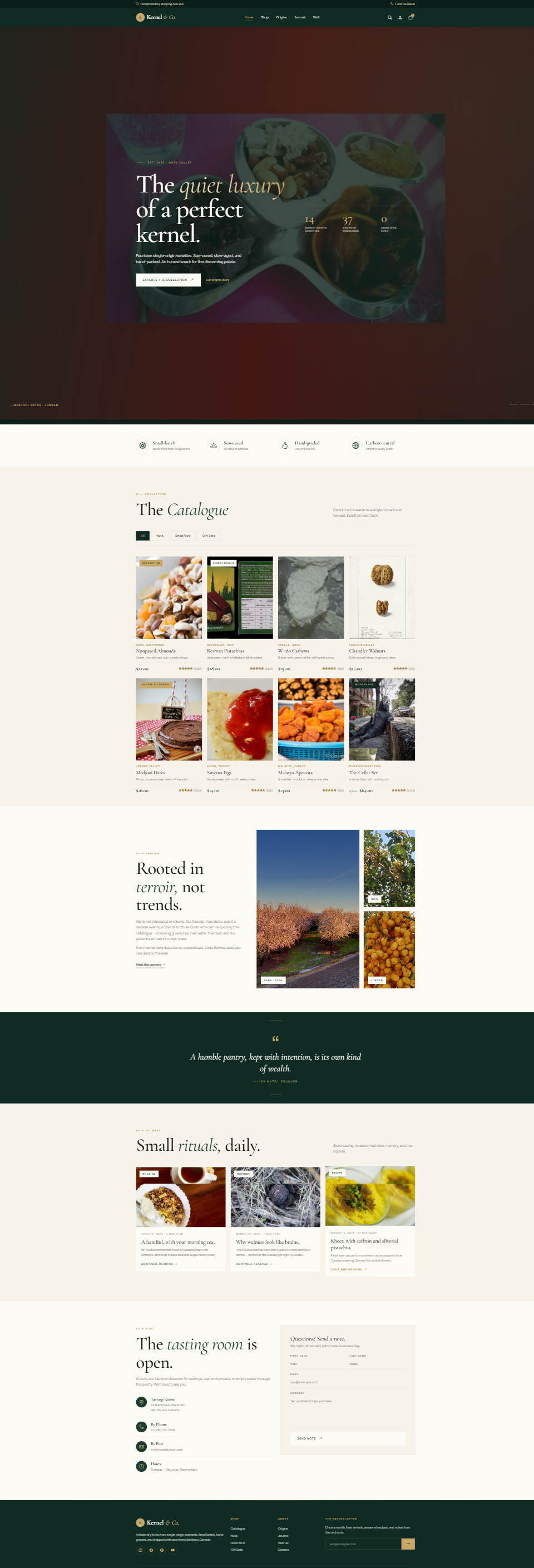 Food Theme 3 tablet view