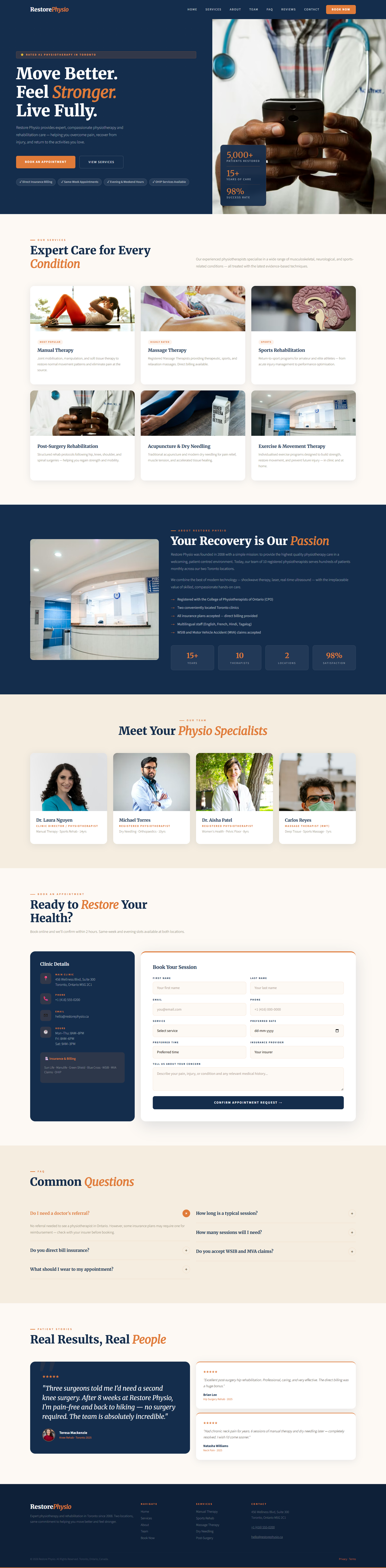 Physiotherapy 3 mobile view